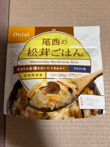 尾西食品 尾西の松茸ごはん 100g