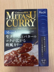 ハチ 生クリームとバター広がる欧風カリー 180g