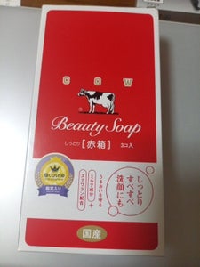 牛乳石鹸 カウブランド 赤箱 3個