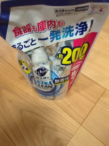 食洗機用キュキュットウルトラC無香性詰替1.1kg