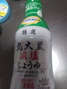 トップバリュ 特選丸大豆減塩しょうゆ 450ml