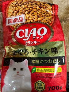 CIAOクランキー まぐろチキンかつおだし700g