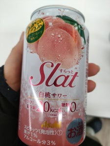 Slat 白桃サワー 缶 350ml