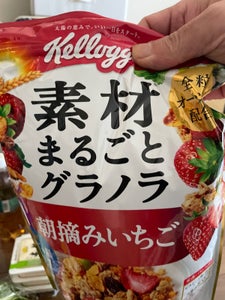 ケロッグ 素材まるごとグラノラ朝摘いちご 500g