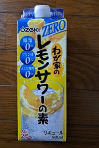 大関 わが家のレモンサワーの素ZERO 900ml