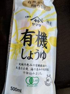 ヤマサ 特選有機しょうゆ パック 500ml