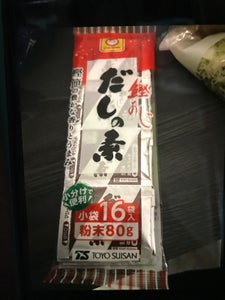 マルちゃん だしの素 鰹あじ ポリ 80g