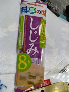 マルコメ 生みそ汁料亭の味 減塩しじみ 15g×8