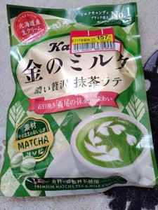 カンロ 金のミルクキャンディ抹茶ラテ 70g