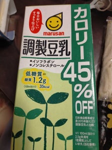 マルサンアイ 調整豆乳 カロリー45%オフ 1L