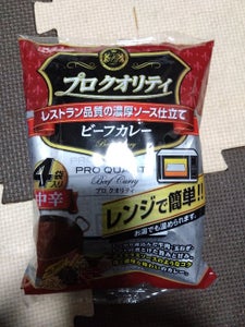 ハウス プロクオリティビーフカレー中辛170g×4