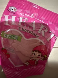 不二家 ペコちゃんハートチョコレート(あまおう苺)