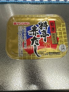 サンジルシ カップみそ 特撰料亭赤だし 500g