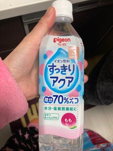 ピジョン すっきりアクア もも 500ml