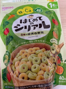 和光堂 はじめてのシリアル8種の緑黄色野菜 40g