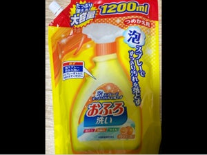 ニチゴー 泡スプレーおふろ洗い 替大 1200ml