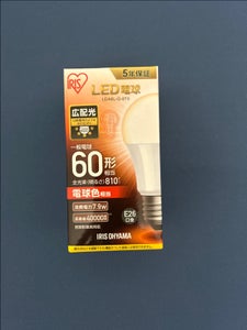 LED電球E26 広配光60形相当電球色