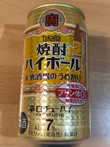 タカラ 焼酎ハイボール大衆酒場のうめ割り350ml