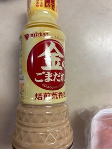 ミツカン 金のごまだれ焙煎荒挽き仕上げ 250ml