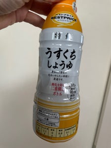 トップバリュ 特級うすくちしょうゆ 450ml