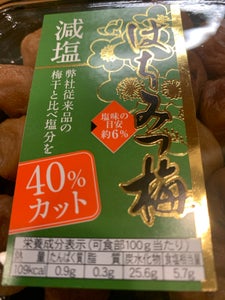 河鶴 低塩はちみつ梅 塩分6% 180g