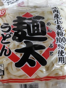 恩地食品 国内産小麦粉麺太うどん 180g