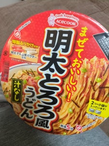 エースコック 明太とろろ風うどん 111g