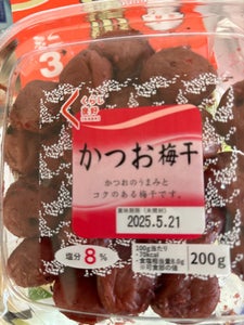 泰祥食品 かつお梅干 200g