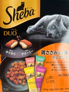 シーバ デュオ 鶏ささみ味と海のS 200g