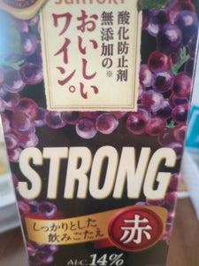 無添加のおいしいワインストロング赤紙パック1.8L