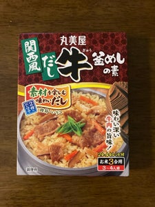 丸美屋 関西風だし牛釜めしの素 箱 180g