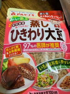 マルヤナギ おいしい蒸し豆蒸しひきわり大豆 70g