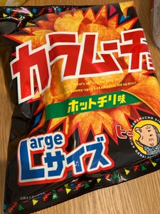 Largeサイズカラムーチョチップスホットチリ味