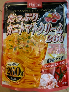 ハチ食品 たっぷりカニトマトクリーム 260g