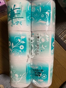 ポピー製紙 花しずく トイレットP ダブル 12巻