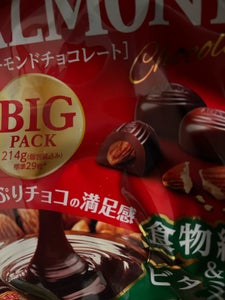 カバヤ食品 アーモンドチョコレートBIG 214g