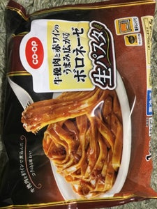 COOP 牛ひき肉と赤ワインボロネーゼ 1食