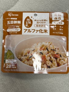 アイリス アルファ化米 五目ご飯 100g