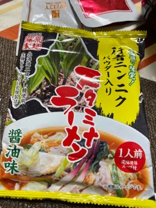 藤原 ニンニクパウダースタミナラーメン醤油109g