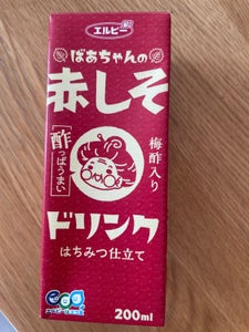 エルビー ばあちゃんの赤しそドリンク 200ml