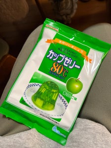 かんてんぱぱ カップゼリー80℃青りんご味200g