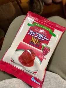 かんてんぱぱ カップゼリー80℃ぶどう味 200g