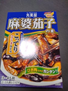 丸美屋 麻婆茄子の素 こってりみそ味 180g