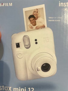 チェキカメラINS mini12 クレイホワイト