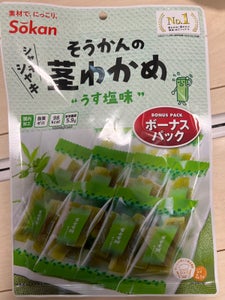 壮関 ボーナスパック茎わかめうす塩味 105g