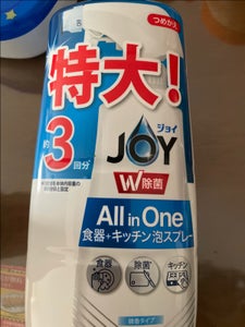 除菌ジョイミラクル泡スプレー微香替3回分630ml