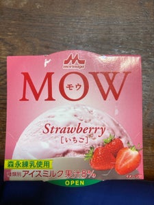 森永乳業 MOW いちご 140ml