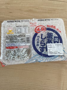 朝日 減塩 釜あげしらす 50g