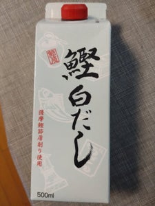 節辰商店 鰹白だし 500ml