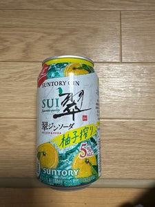 翠ジンソーダ 柚子搾り 缶 350ml